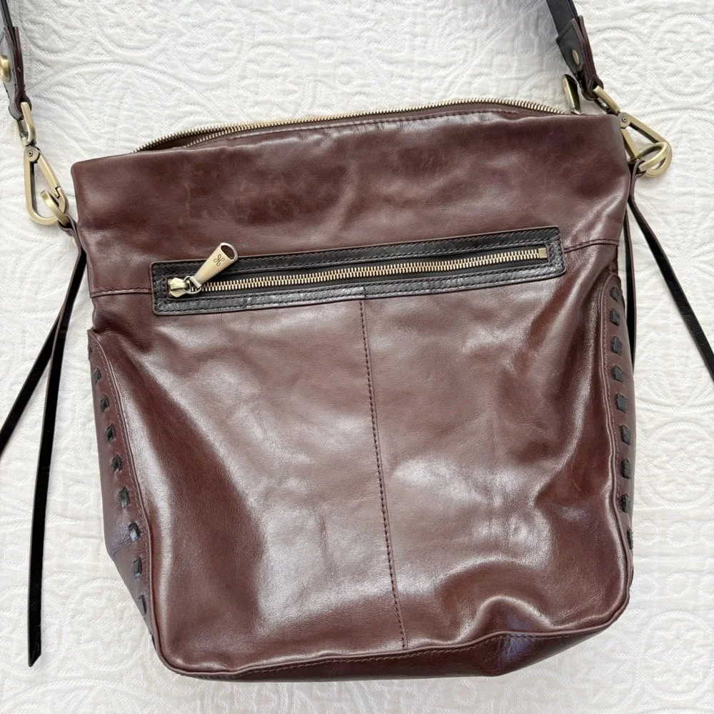 Hobo International Canyon Leather Shoulder Bag, Dark‎ Brown